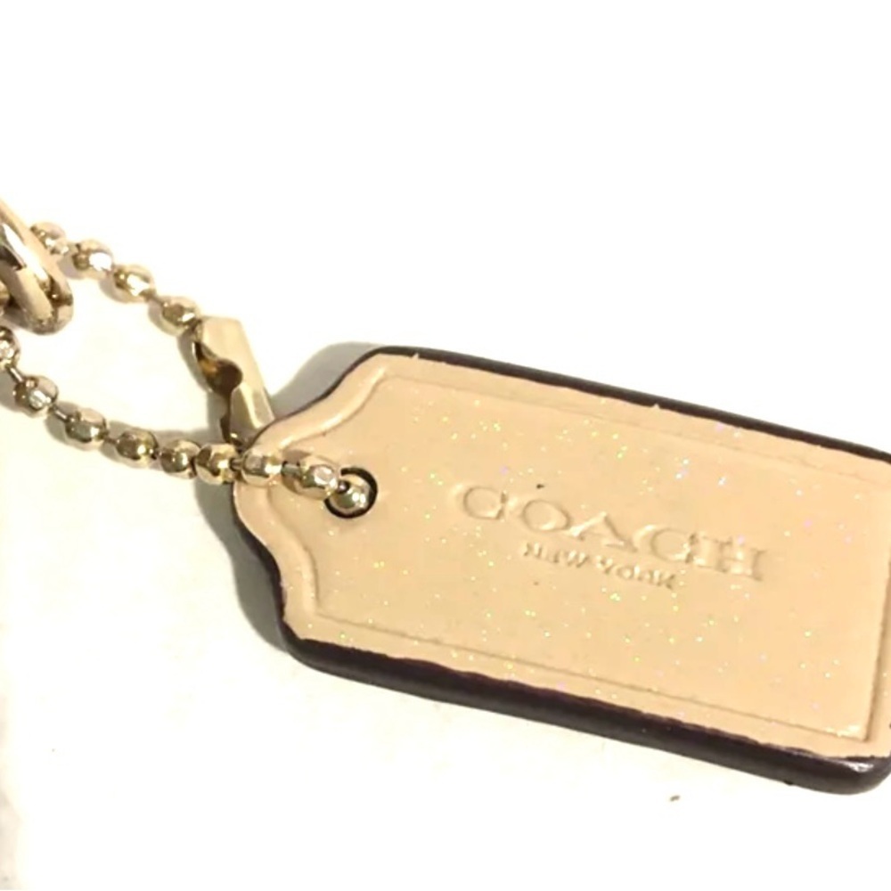 Coach vintage beige patent leather wallet - Picture 5 of 9